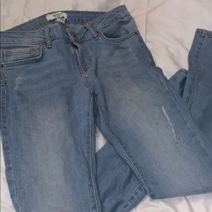 light wash jeans